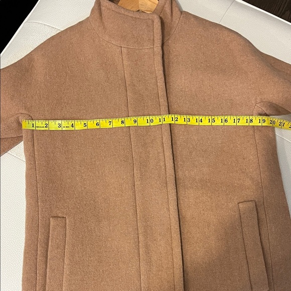 J. Crew Women's Camel Pea Coat - Picture 3 of 5